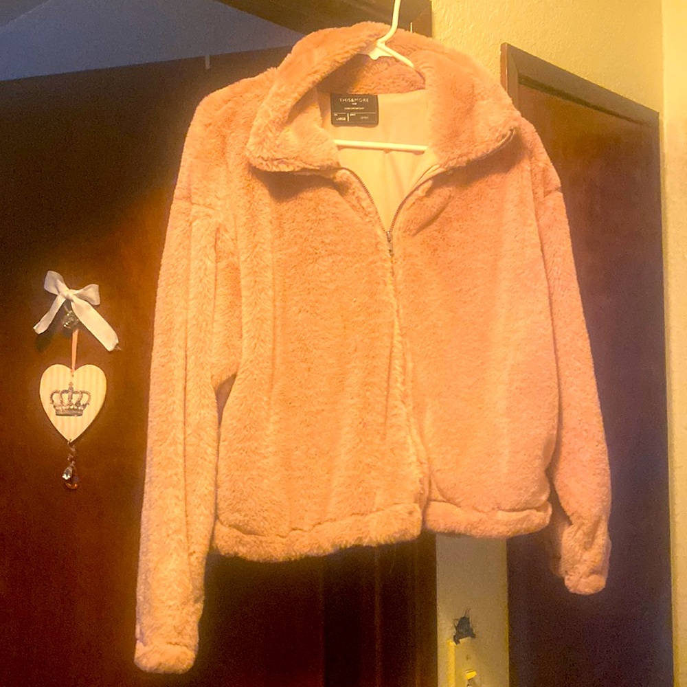 Soft zip up jacket